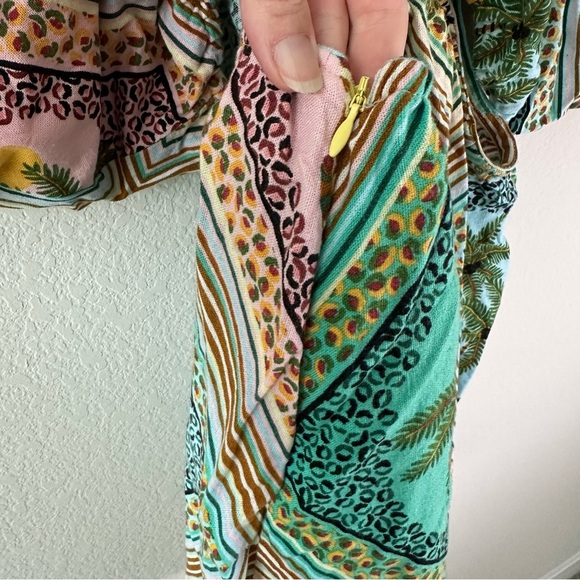 FARM RIO Tropical Jungle Cutout Mini Dress SZ XS - Picture 5 of 8